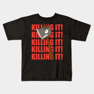 I’m Killing it Horror Axe Kids T-Shirt